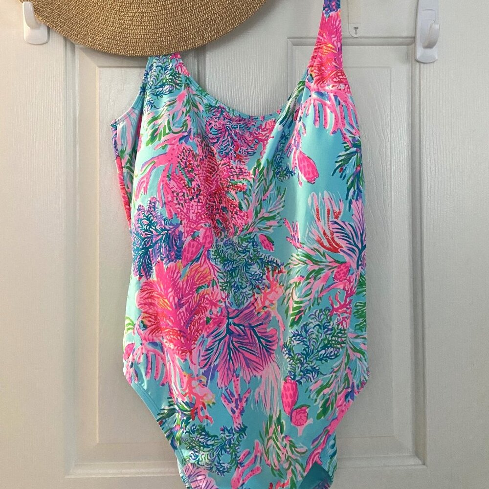 NWT Lilly Pulitzer Brin Scoop Neck One Piece